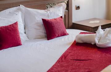 Фото номера Улучшенный двухместный номер с 1 кроватью Отель Family Hotel Dinchova kushta г. Рожен 7